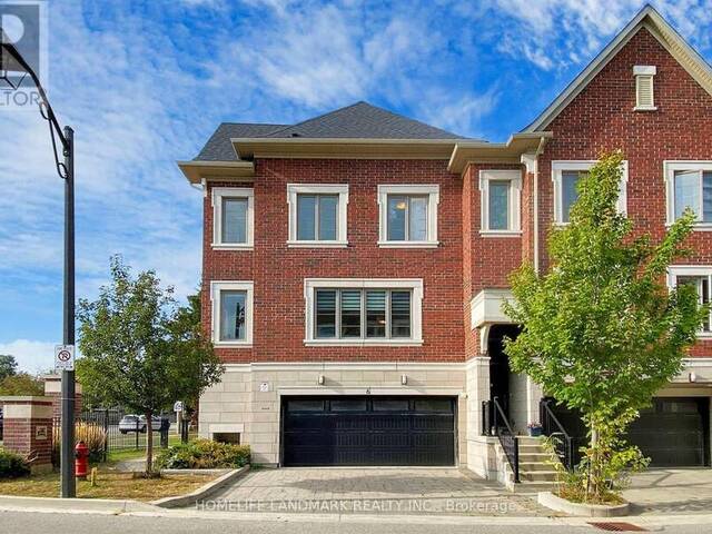 6 DOLAN LANE Richmond Hill Ontario, L4B 0G4