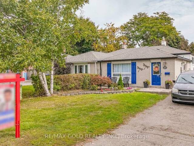 27 ALGONQUIN BOULEVARD Brampton Ontario, L6T 1R7