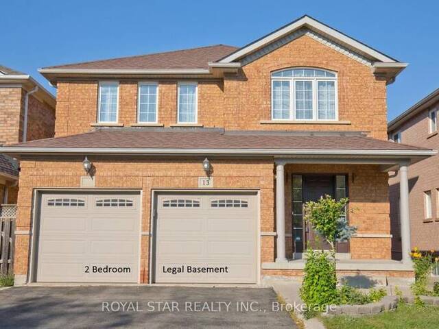 13 WATERDALE ROAD Brampton Ontario, L7A 1S7