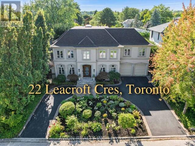 22 LEACROFT CRESCENT Toronto Ontario, M3B 2G6