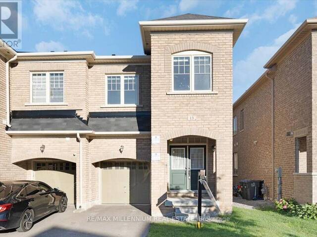 13 GOULSTON STREET Brampton Ontario, L7A 5B8