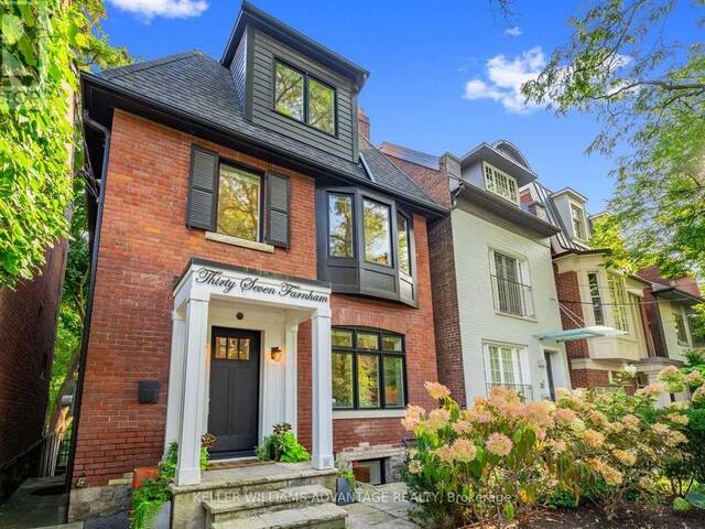 37 FARNHAM AVENUE Toronto Ontario, M4V 1H6