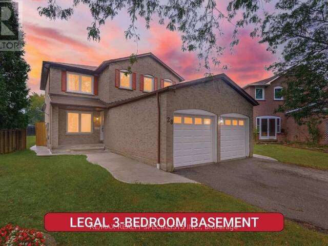 28 MEADOW BUSH COURT Brampton Ontario, L6S 5B6