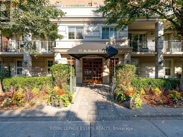 114 - 77 MCMURRICH STREET Toronto Ontario, M5R 3V3