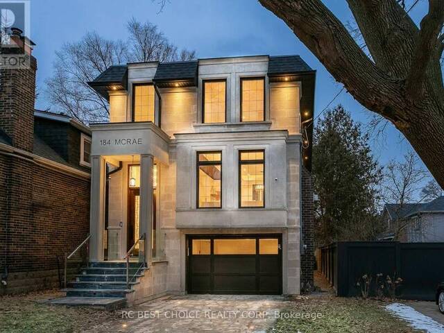 184 MCRAE DRIVE Toronto Ontario, M4G 1T1