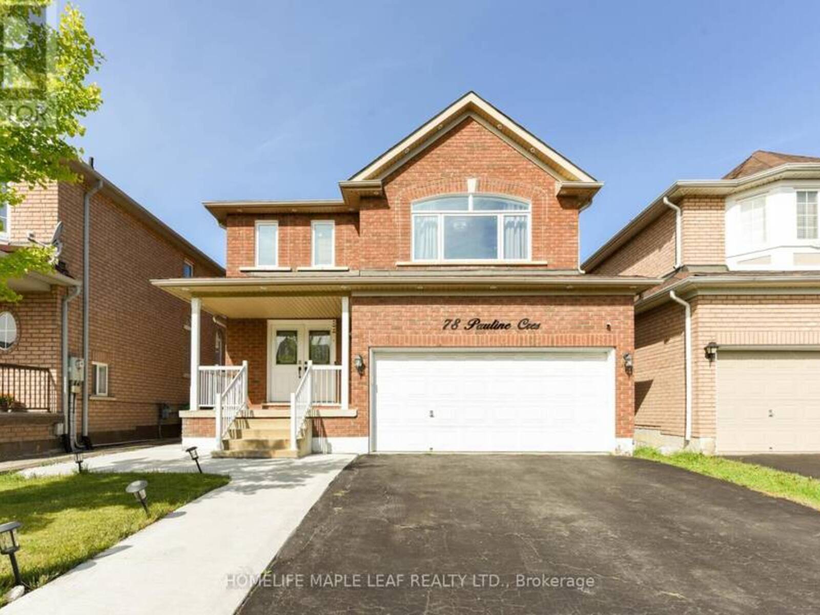 78 PAULINE CRESCENT, Brampton , Ontario L7A 2V7