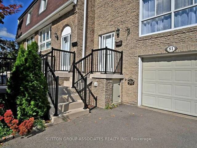 81 - 615 RATHBURN ROAD E Toronto Ontario, M9C 3T5