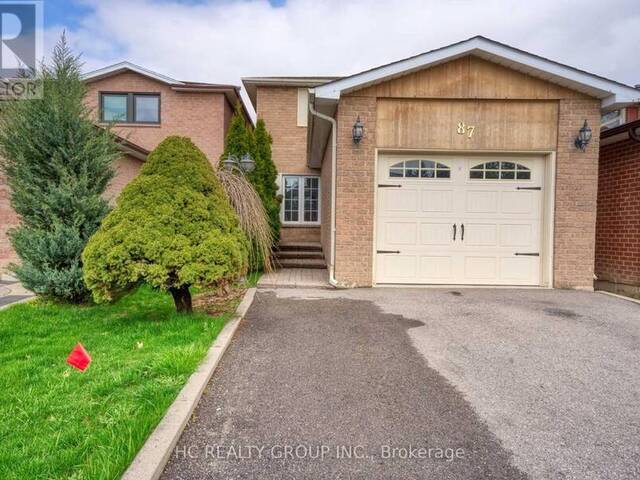 87 LUND STREET Richmond Hill Ontario, L4C 5V3