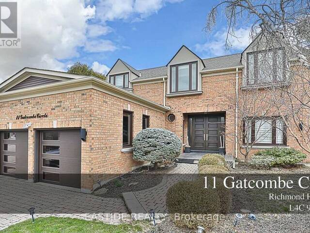 11 GATCOMBE CIRCLE Richmond Hill Ontario, L4C 9P4