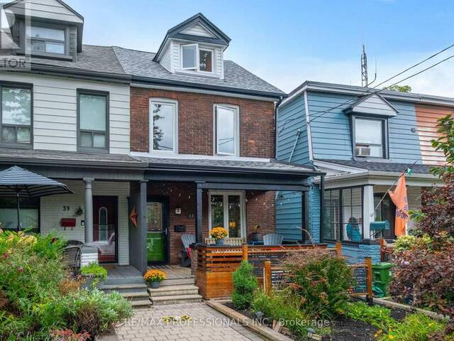 37 MARJORY AVENUE Toronto Ontario, M4M 2Y2