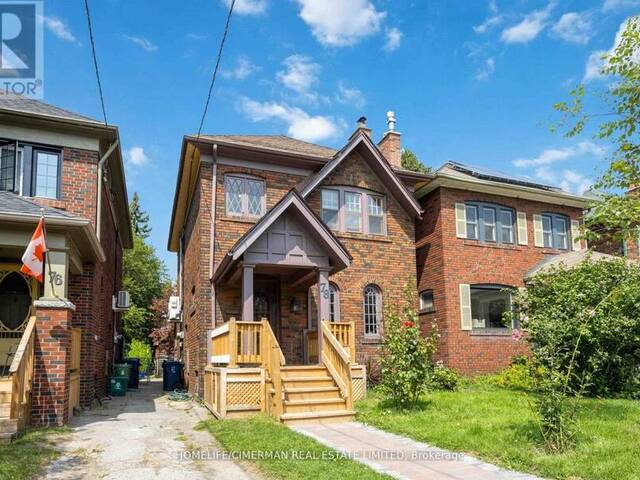 78 DENTONIA PARK AVENUE Toronto Ontario, M4C 1W9