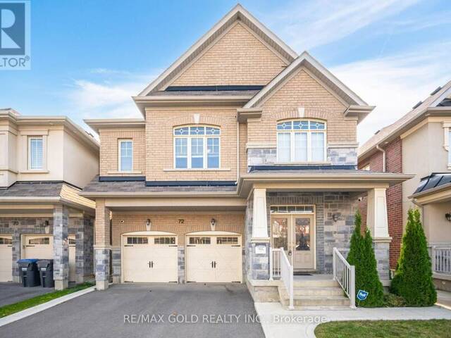 72 RUSSELL CREEK DRIVE Brampton Ontario, L6R 3Z3