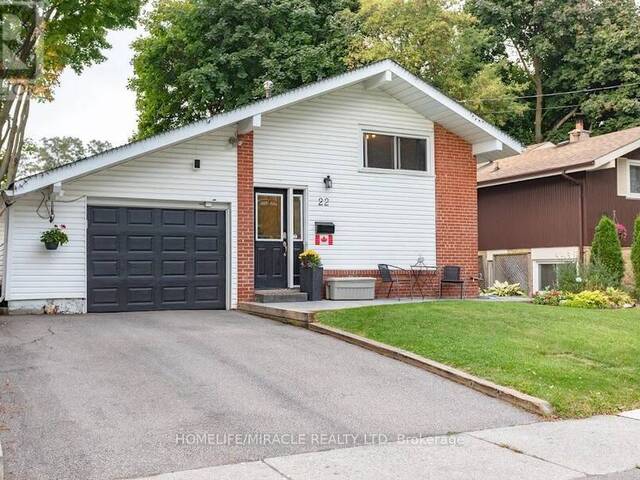 22 BOTANY HILL ROAD Toronto Ontario, M1G 3K3