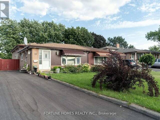 29 DONCASTER DRIVE Brampton Ontario, L6T 1S8