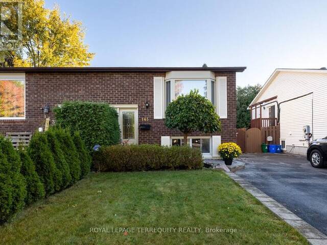 165 LONDONDERRY STREET Oshawa Ontario, L1J 6Z2