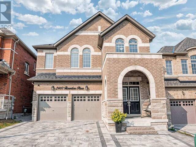 2407 FLORENTINE PLACE Pickering Ontario, L1X 0H1