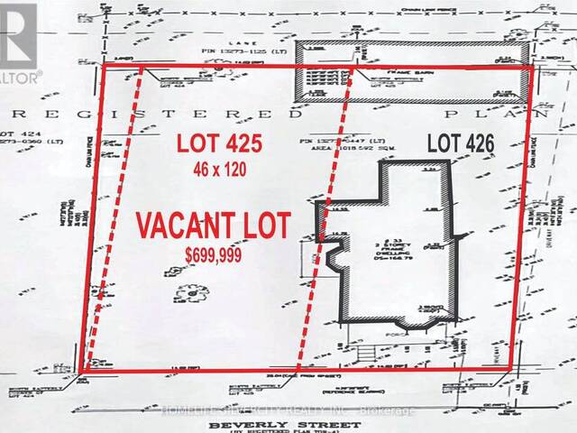 LOT 425 33 BEVERLEY STREET Mississauga Ontario, L4T 1E9