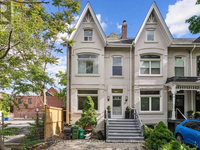 17 MARLBOROUGH AVENUE Toronto Ontario, M5R 1X5