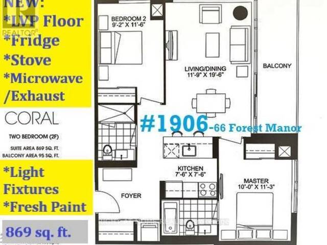 1906 - 66 FOREST MANOR ROAD Toronto Ontario, M2J 0B7