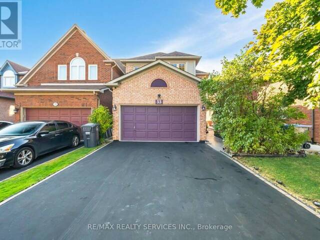 33 BIGHORN CRESCENT Brampton Ontario, L6R 1G5