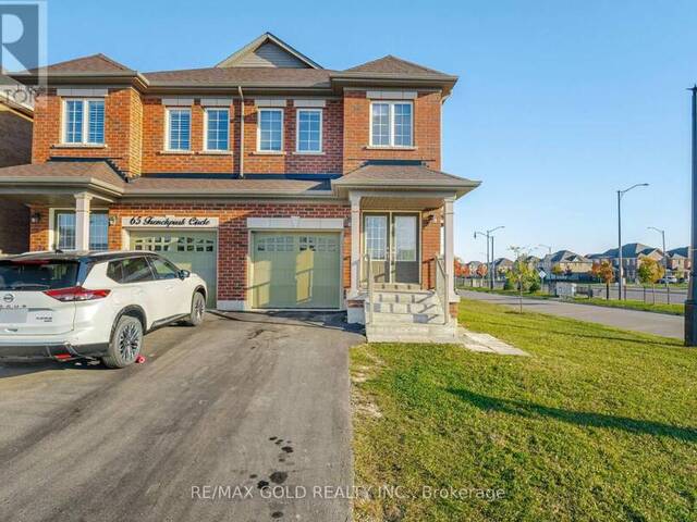 63 FRENCHPARK CIRCLE Brampton Ontario, L6X 0Y6