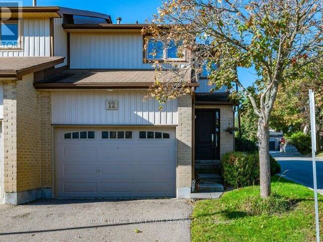 12 - 3500 SOUTH MILLWAY Mississauga Ontario, L5L 3T8