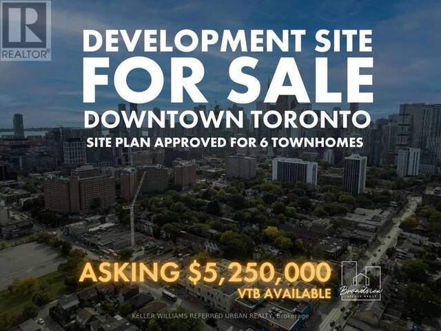 238 BERKELEY STREET Toronto Ontario, M5A 2X4 - Vacant Land For Sale