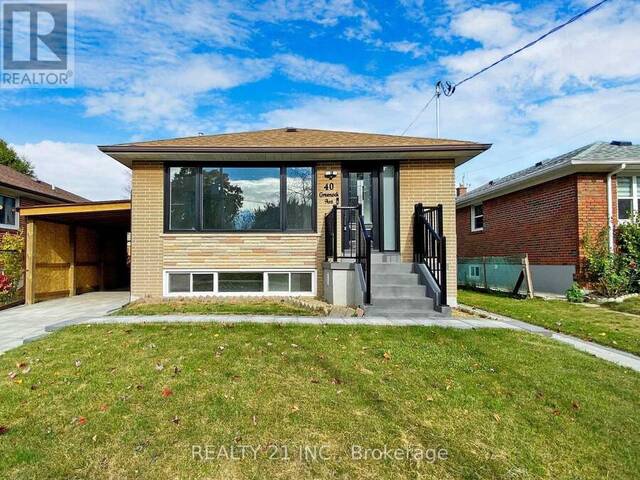 40 GREENOCK AVENUE Toronto Ontario, M1G 2Z9