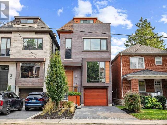 137 RANLEIGH AVENUE Toronto Ontario, M4N 1X2