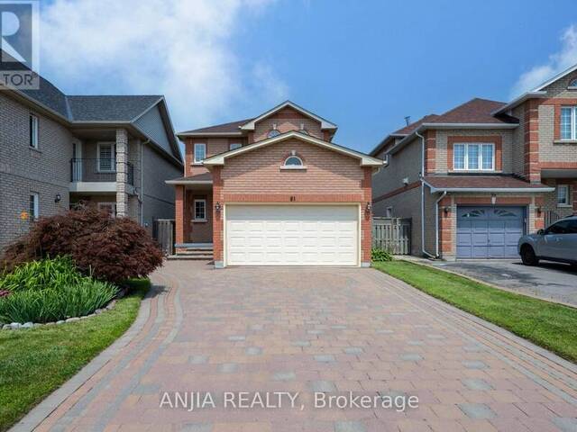 81 EASTPINE DRIVE Markham Ontario, L3R 4T2