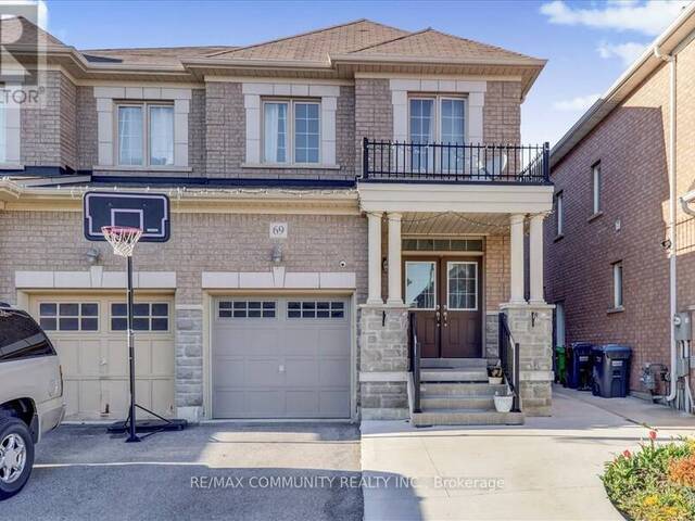 69 CLEARFIELD DRIVE Brampton Ontario, L6P 3J4