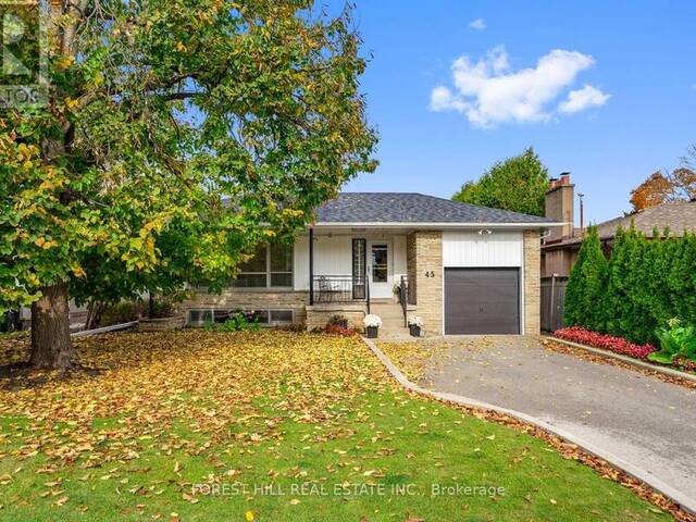 45 VIAMEDE CRESCENT Toronto Ontario, M2K 2A7