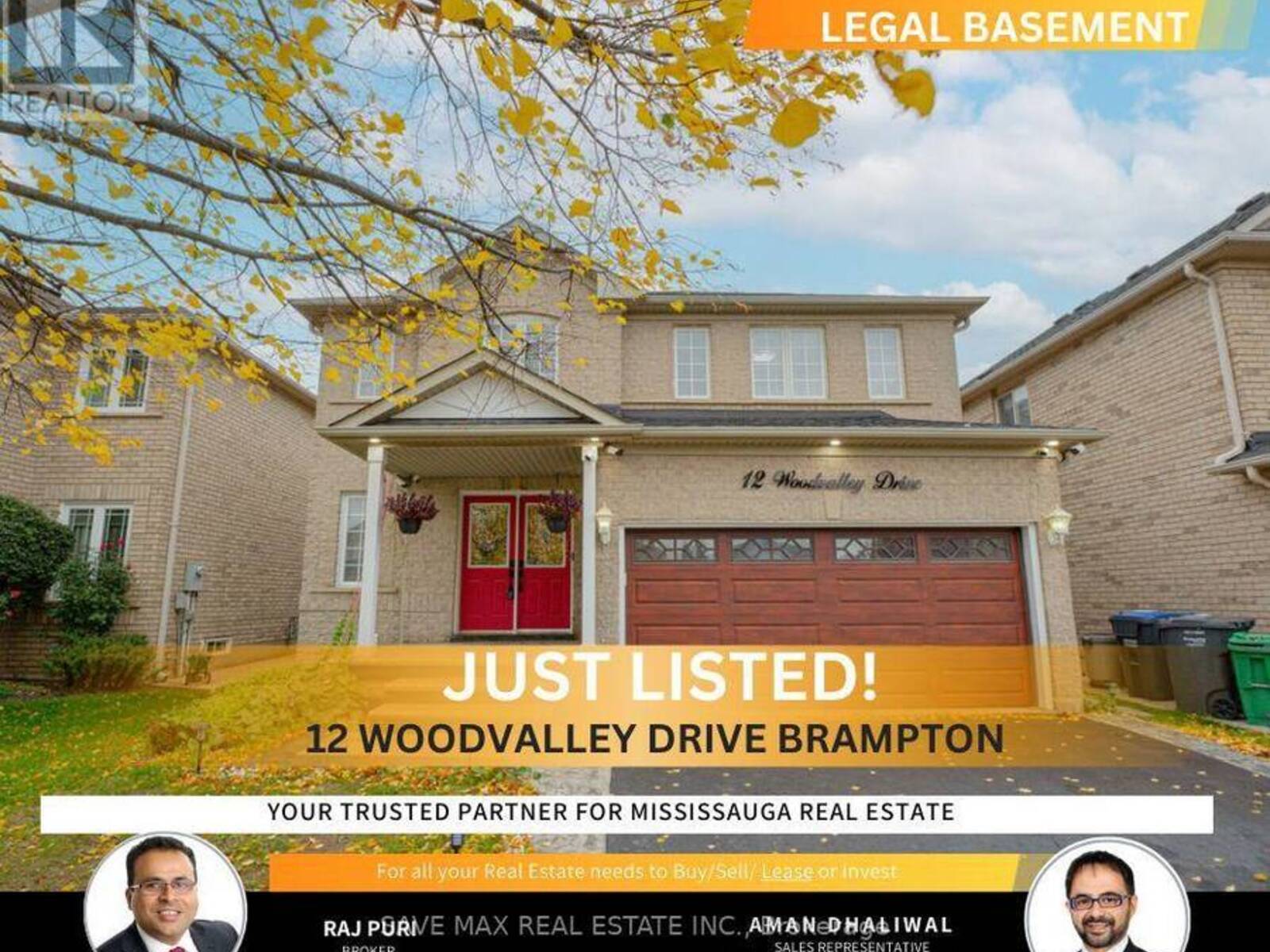 12 WOODVALLEY DRIVE, Brampton, Ontario L7A 1Z5