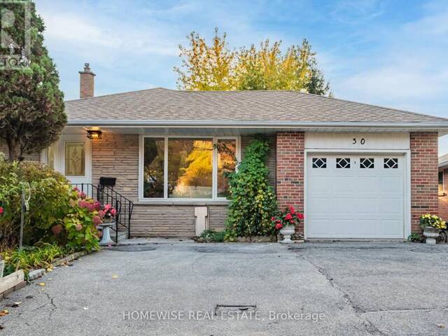 30 STEVENWOOD ROAD Toronto Ontario, M1G 1B7