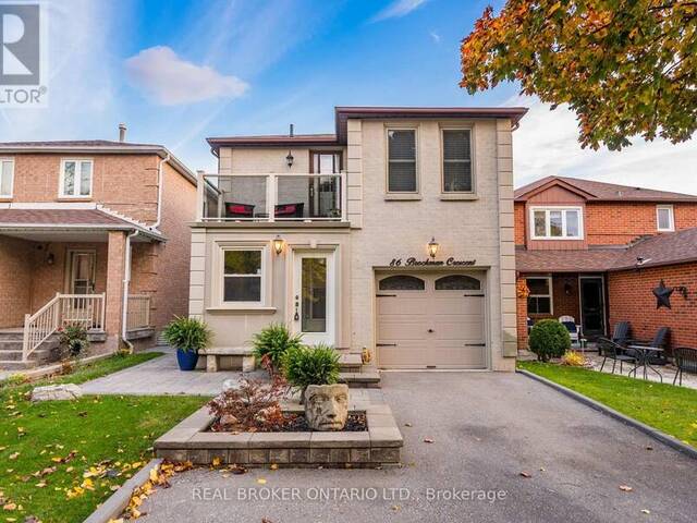 86 BROCKMAN CRESCENT Ajax Ontario, L1T 2L7