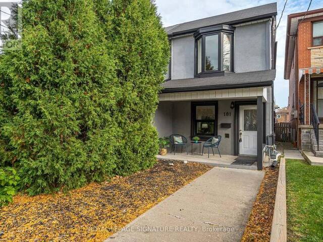 181 EARLSCOURT AVENUE Toronto Ontario, M6E 2B2