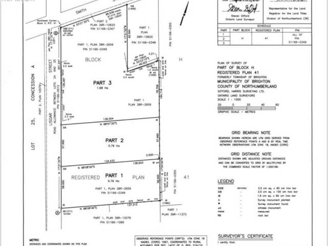 201 LISGAR STREET Brighton Ontario, K0K 1H0 - Vacant Land For Sale