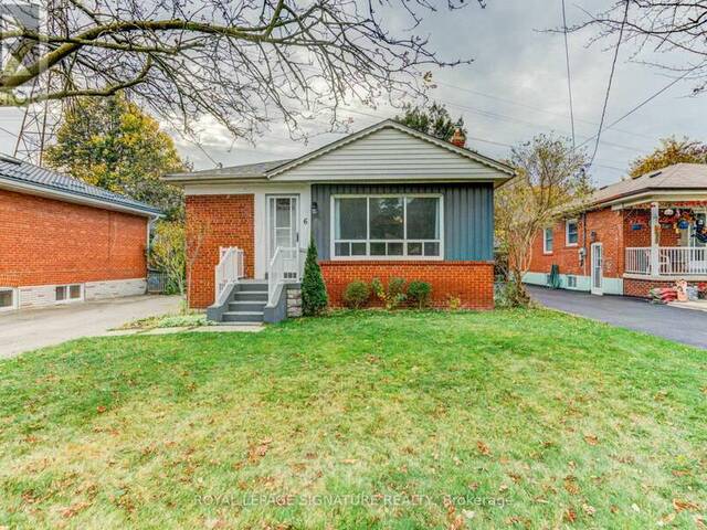 6 BONNYVIEW DRIVE Toronto Ontario, M8Y 3G6