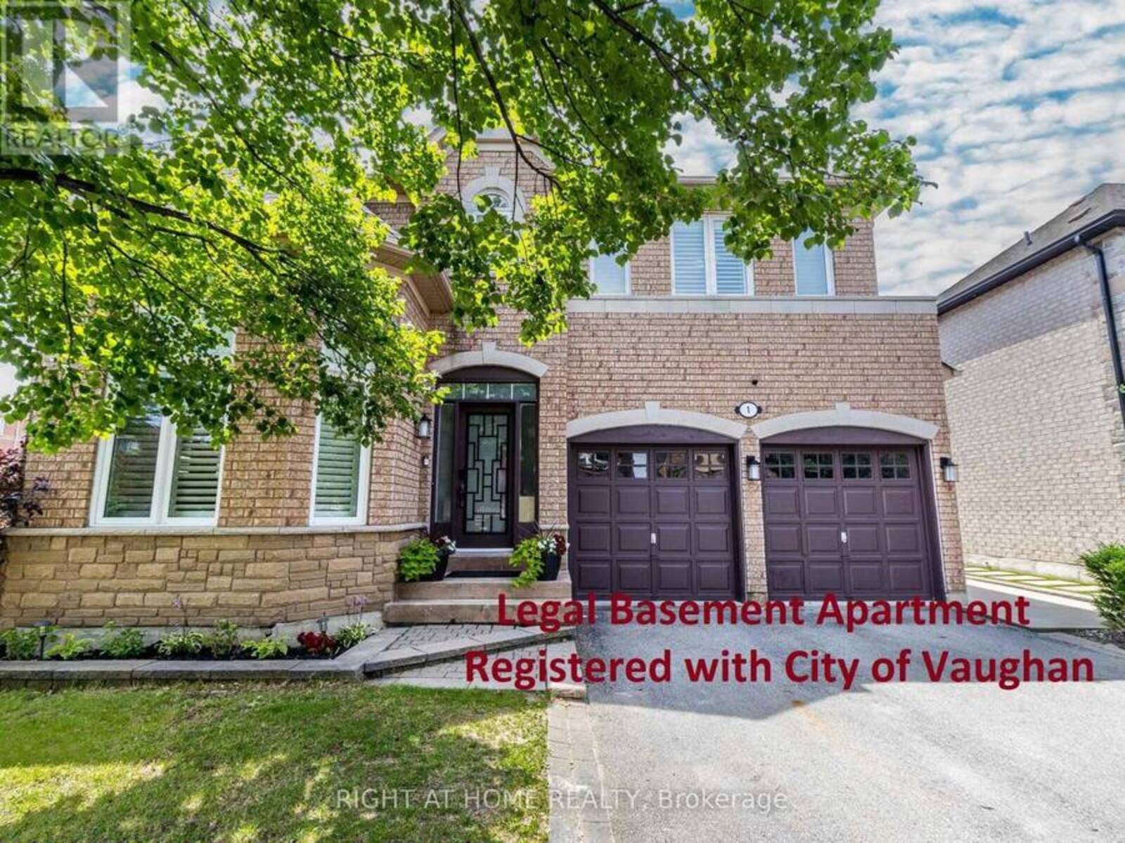 1 FERDINAND AVENUE, Vaughan, Ontario L6A 2Z4