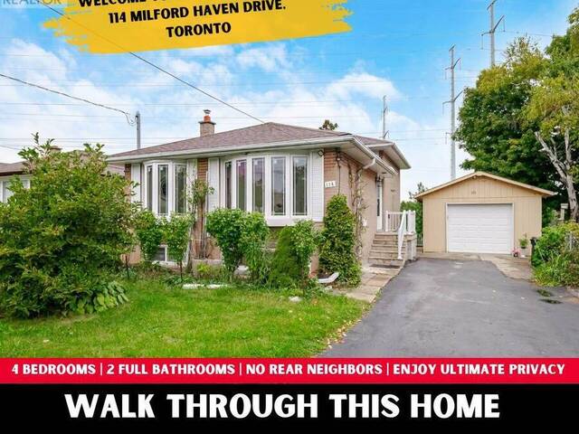 114 MILFORD HAVEN DRIVE Toronto Ontario, M1G 3E1