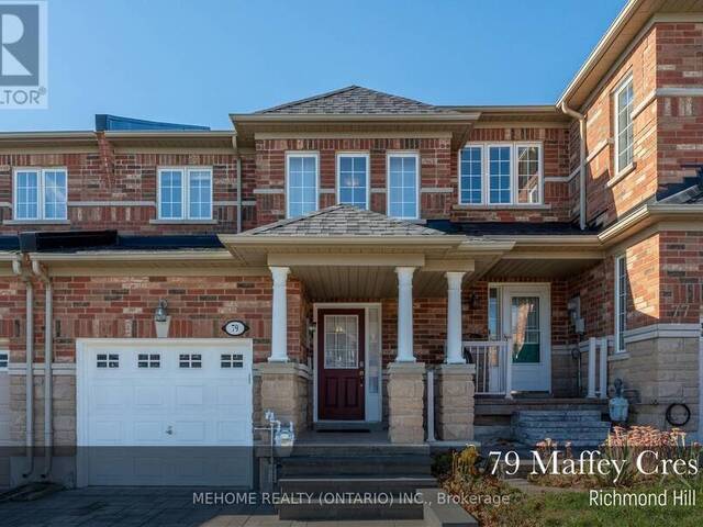 79 MAFFEY CRESCENT Richmond Hill Ontario, L4S 0A8