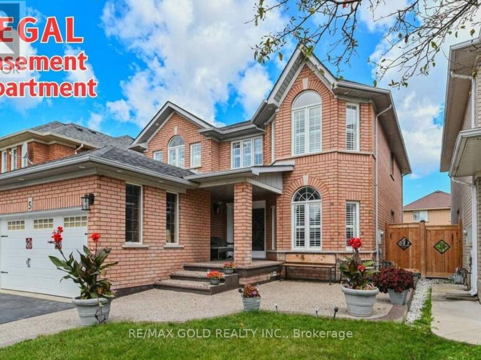 5 DOVESONG DRIVE, Brampton, Ontario L6R 1W6