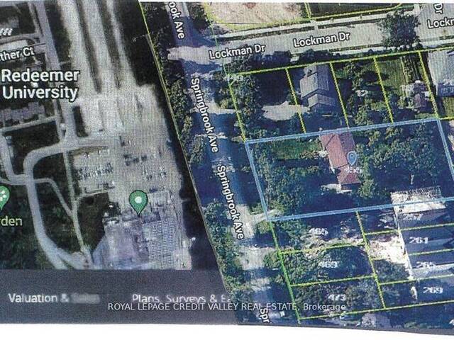 455 SPRINGBROOK AVENUE Ancaster Ontario, L9G 3K9 - Vacant Land For Sale