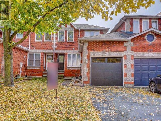 679 GRACELAND COURT S Pickering Ontario, L1V 6P2