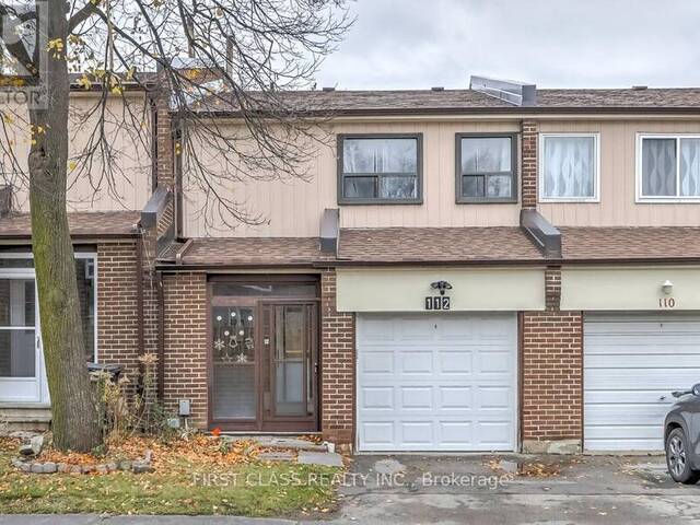 112 - 106 CHESTER LE BOULEVARD Toronto Ontario, M1W 2X9