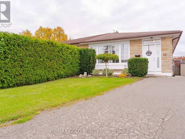 15 AVA COURT Brampton Ontario, L6T 1L5