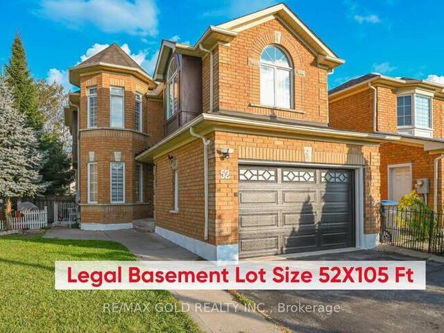 52 SANDYSHORES DRIVE Brampton Ontario, L6R 2H3