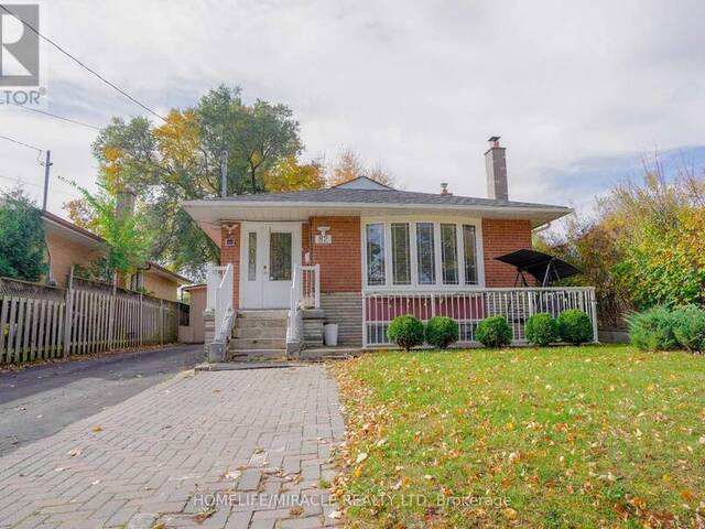 82 SEDGEMOUNT DRIVE Toronto Ontario, M1H 1X6