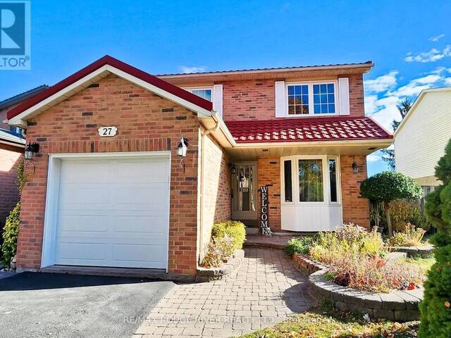 27 GILMOUR DRIVE Ajax Ontario, L1S 5J6