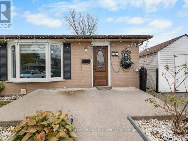 14 FONTAINE COURT Brampton Ontario, L6T 3J2